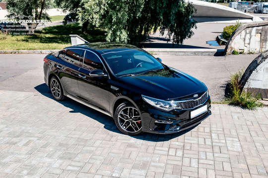 Kia Optima GT 2019 (Киа Оптима ДжиТи), черная