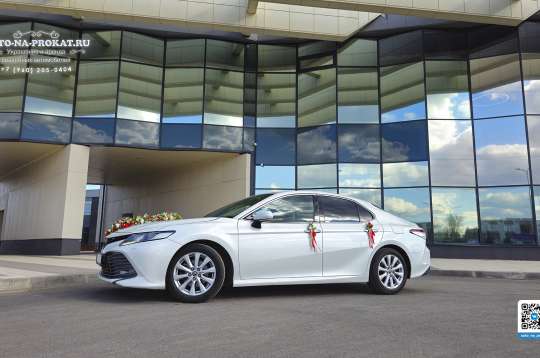 Заказ Toyota Camry XV70 на свадьбу Заказ Toyota Camry XV70 на свадьбу