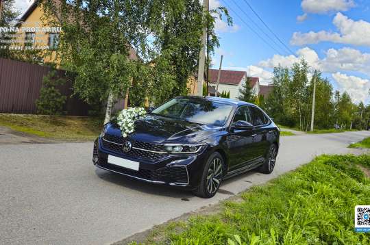 Черный Volkswagen Passat NMS на свадьбу Черный Volkswagen Passat NMS на свадьбу
