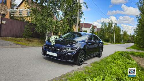Черный Volkswagen Passat NMS на свадьбу