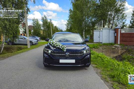 Черный Volkswagen Passat NMS на свадьбу с водителем Черный Volkswagen Passat NMS на свадьбу с водителем