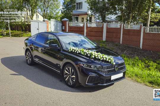 Черный Volkswagen Passat NMS на свадьбу Черный Volkswagen Passat NMS на свадьбу