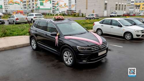 Вариант украшений для свадебного авто №43 Вариант украшений для свадебного авто №43