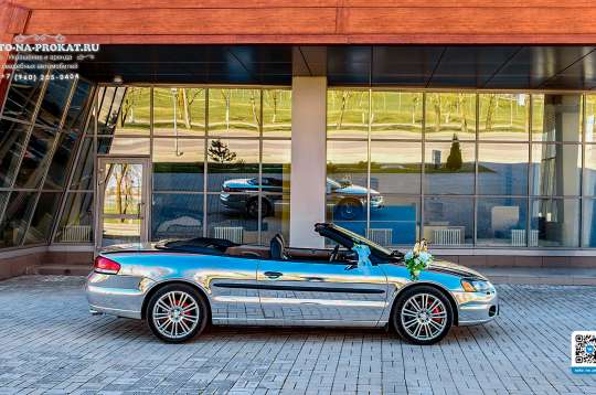 Вариант украшения свадебного автомобиля №49