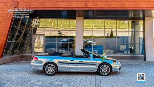 Вариант украшения свадебного автомобиля №49