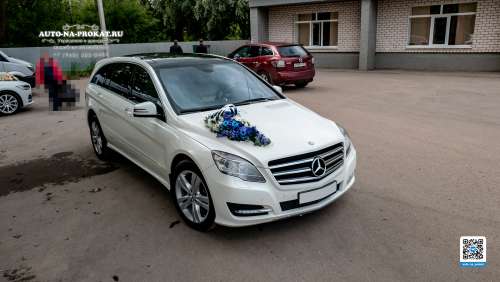 Вариант украшений для свадебного авто №58