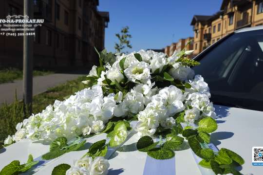 Украшение авто на свадьбу, вариант №62, Великий Новгород