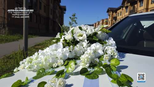 Украшение авто на свадьбу, вариант №62, Великий Новгород