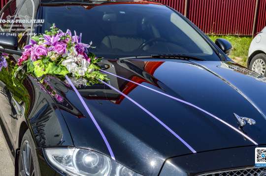 Вариант украшений для свадебного авто №64 Вариант украшений для свадебного авто №64