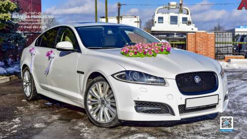 Вариант украшений для свадебного авто №65