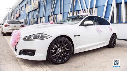 Вариант украшений для свадебного авто №69