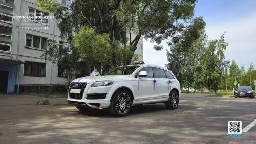 Вариант украшений для свадебного авто №16