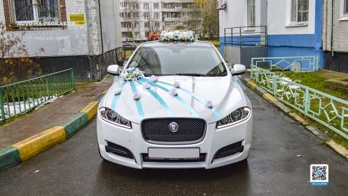 Вариант украшения №19 с голубыми лентами