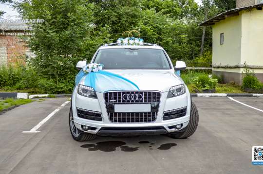 Заказ белой Audi Q7 на свадьбу