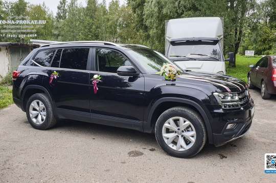 Вариант украшений для свадебного авто №22