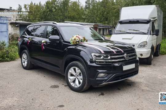 Вариант украшений для свадебного авто №22