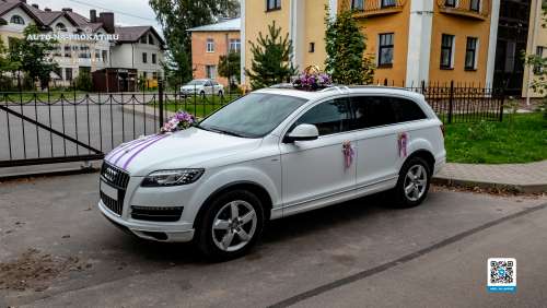 Вариант декора для свадебного авто №34