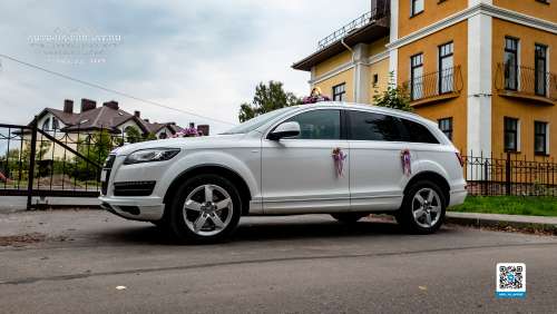 Вариант декора для свадебного авто №34