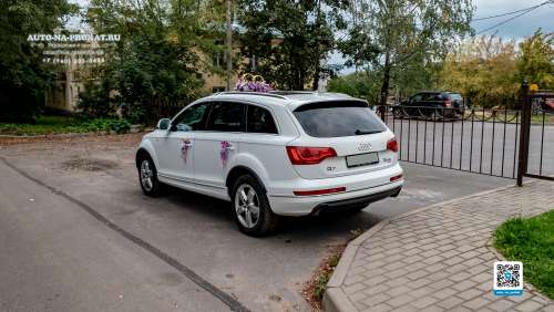 Вариант декора для свадебного авто №34