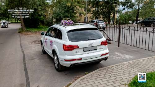 Вариант декора для свадебного авто №34