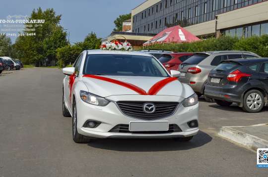 Вариант украшений для свадебного авто №72