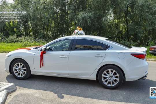 Вариант украшений для свадебного авто №72