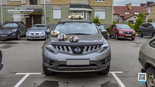 Вариант украшений для свадебного авто №74