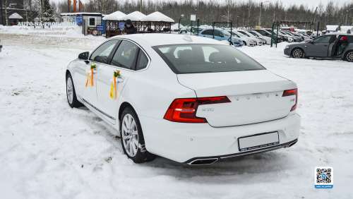 Вариант украшений для свадебного авто №89