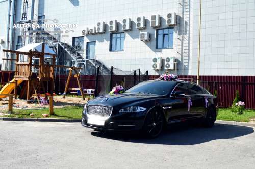 Черный Jaguar XJ Long и вариант украшения №64