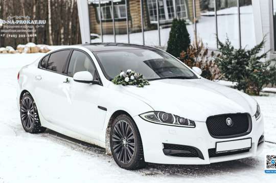 Вариант украшений для свадебного авто №97