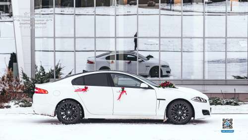 Вариант украшений для свадебного авто №98 Вариант украшений для свадебного авто №98