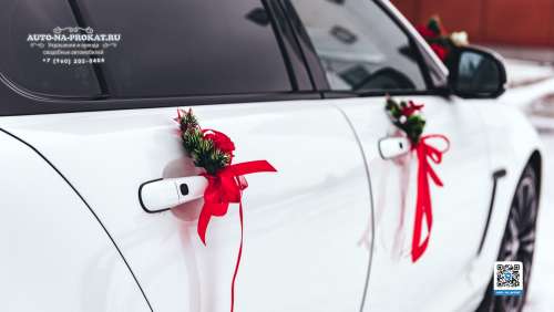 Вариант украшений для свадебного авто №98 Вариант украшений для свадебного авто №98