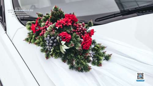 Вариант украшений для свадебного авто №98 Вариант украшений для свадебного авто №98