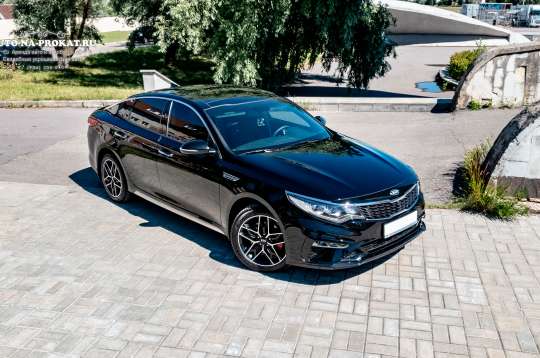 Kia Optima GT 2019 (Киа Оптима ДжиТи), черная