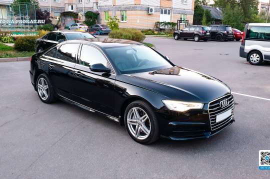 Аренда черной Audi A6 с водителем Аренда черной Audi A6 с водителем