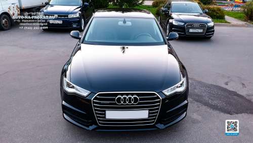 Аренда черной Audi A6 на свадьбу