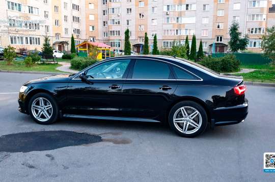 Прокат черной Audi A6 с водителем Прокат черной Audi A6 с водителем