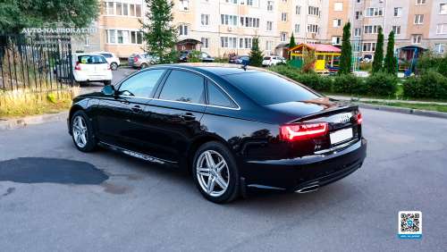 Прокат черной Audi A6 на свадьбу