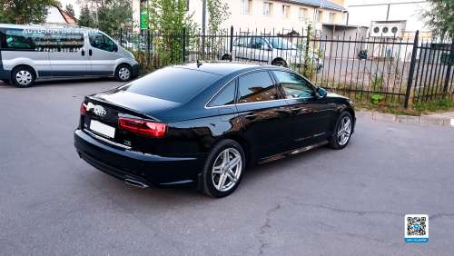 Заказать черную Audi A6 с водителем