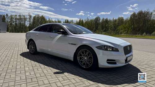 Аренда белого Jaguar XJ на свадьбу