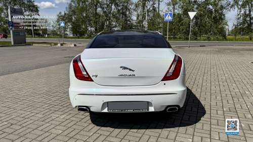 Прокат белого Jaguar XJ на свадьбу