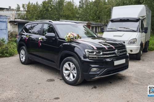 черный Volkswagen Teramont и вариант украшения №22