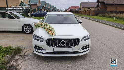 Вариант украшений для свадебного авто №99