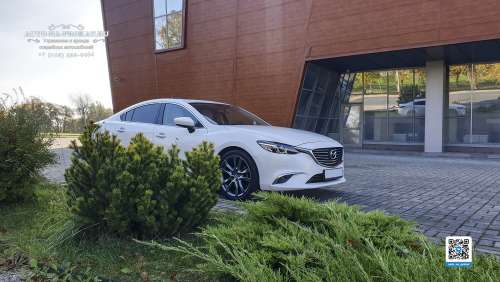 Заказ белой Mazda 6 на свадьбу