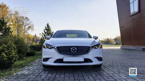 Заказать белую Mazda 6 на свадьбу