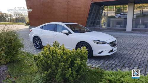 Бронирование белой Mazda 6 на свадьбу
