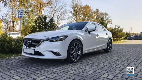 Заказать белую Мазда 6 на свадьбу