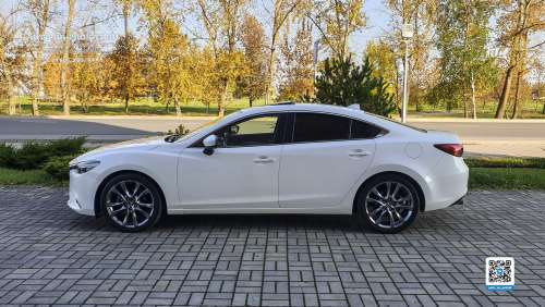 Заказ белой Мазда 6 на свадьбу