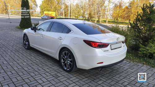 Бронирование белой Мазда 6 на свадьбу