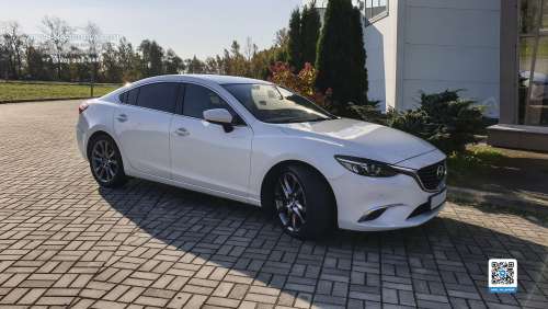 Заказать белую Mazda 6 с водителем